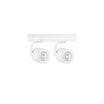 Lampa sufitowa BROSS ARM 2 Lampa sufitowa BROSS ARM 2 AZ3502 białym 2 tuby na nóżce 2 ruchome źródła światła na podłużnej listwiebiałym 2 tuby na nóżce 2 ruchome źródła światła na podłużnej listwie