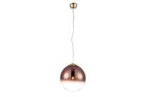 Lampa wisząca IRIS 40 AZ3110 nowoczesna elegancka szklany klosz kolor miedź - 2