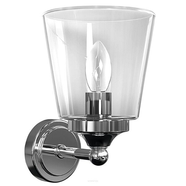 Kinkiet BALI 9353 Nowodvorski Elegancki chrom transparentne szkło