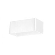 Kinkiet FELIX M AZ2426 Azzardo LED techniczny z aluminium w kolorze białym prostokąt świeci  w górę i dół