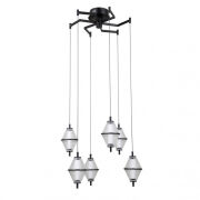 Lampa wisząca Fuente PND-34395-6-BK Italux