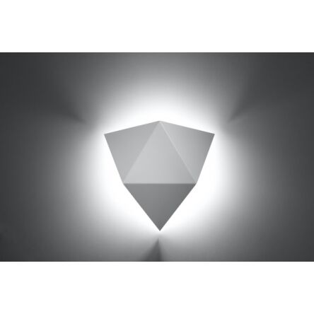 Kinkiet SOLIDO Biały SOLLUX  Lampa Ścienna NOWOCZESNY stal   SL.0420
