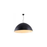 Lampa wisząca MAGMA 70 NEW BLACK/WHITE AZ1403 Azzardo półokrągła czarno biała duża 70 cm średnicy