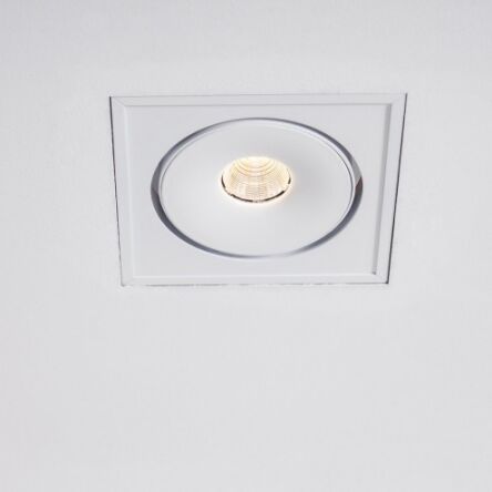 Lampa wpuszczana Lava X1 WP Trimless edge LED Labra  4.1046  kwadrat ruchome oczko LED różne kolory wykończenia