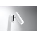 PLAFON DIREZIONE Biały SOLLUX  Lampa Ścienna NOWOCZESNY stal  SL.0494 metalowa lampa  SOLLUX LIGHTING tuby - 2