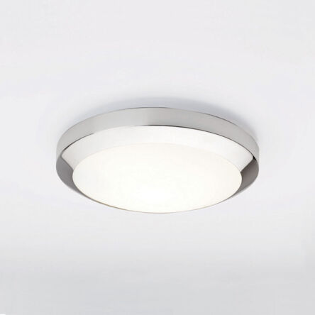 Lampa sufitowa Dakota 0564 300 chrom mleczne szkło 30 cm IP44 1129001