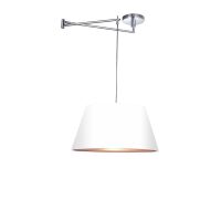 Lampa wisząca  NATALIA Azzardo wykonana jest ze stali w kolorze chromu