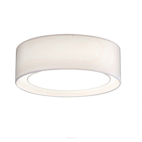 Plafon lampa sufitowa MILO WHITE AZ2318 AZzardo biały abażur z tkaniny nowoczesny przesłona z akrylu