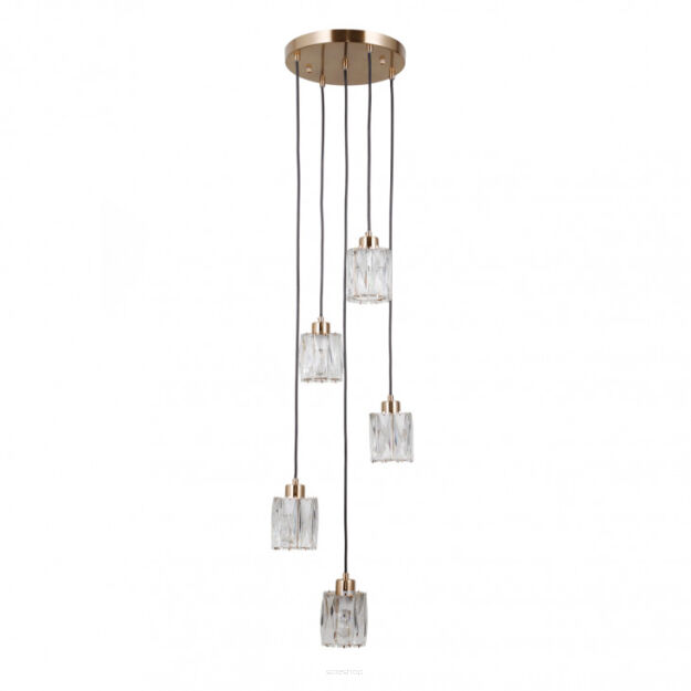 Lampa wisząca Torno PND-40813-5R-HBR Italux