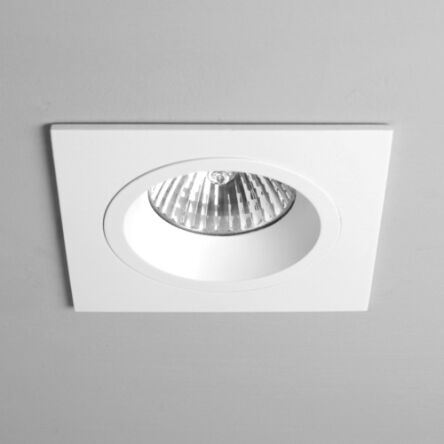 Lampa sufitowa wpuszczana Taro Fire Rated - Astro 5674 kwadrat biała techniczna