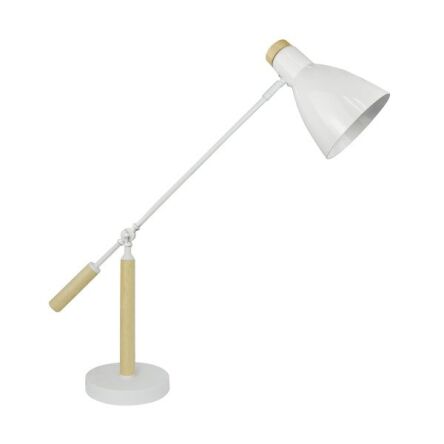 LAMPA STOŁOWA lampa wewnętrzna ZUMA LINE JOSE TABLE P15079-1T W KOLORZE Białym NOWOCZESNY  