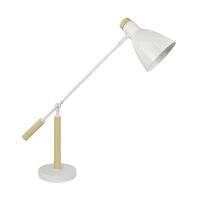 LAMPA STOŁOWA lampa wewnętrzna ZUMA LINE JOSE TABLE P15079-1T W KOLORZE Białym NOWOCZESNY  