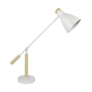 LAMPA STOŁOWA lampa wewnętrzna ZUMA LINE JOSE TABLE P15079-1T W KOLORZE Białym NOWOCZESNY  