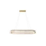 Lampa wisząca SPARK OVAL PENDANT 120 CCT DIMM Złota z pilotem AZ6711 AZZARDO - 2