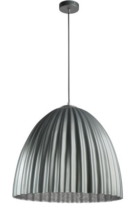 Lampa wisząca TELMA 70 SIGMA 32031 KARBOWANA SZARA