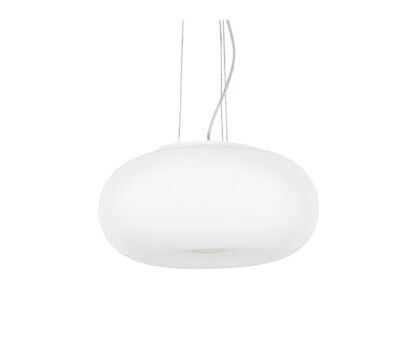 Lampa wisząca Ulisse SP3 D52 098616 NOWOCZESNY IP20 SZKŁO Ideal Lux biała oprawa w stylu design