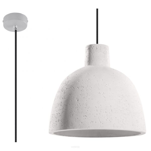 Lampa wisząca DAMASO SL.0281 SOLLUX oryginalna nowoczesna wykonana z betonu