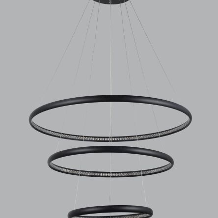 Lampa wisząca BRIGHTON 3 LED CZARNY AZZARDO AZ4428