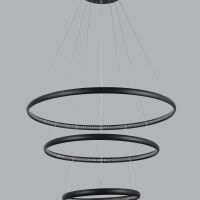 Lampa wisząca BRIGHTON 3 LED CZARNY AZZARDO AZ4428