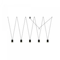 Lampa wisząca More Tone V 5xGU10 czarno/złota 7817