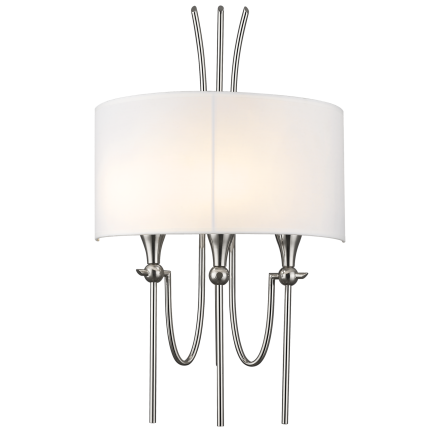 Lampa ścienna kinkiet  Las Vegas - W03711NI COSMO Light wykonana w stylu nowojorskim połączonym z klasycznym nietypowy klosz
