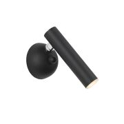 KINKIET ZUMA LINE LOYA WALL W0461-01A-STP7 lampa ścienna regulowana czarny mat