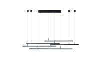 Lampa wisząca MERLO AZ3185 nowoczesny styl kolor biały aluminiowa 5x listwa świetlna - 2