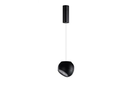 Lampa wisząca SKYE PENDANT AZ4521 AZZARDO CZARNA KULA LED 12W