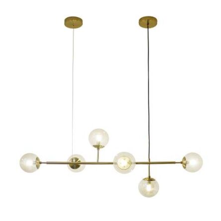 Lampa wisząca HELIOS 6 AZ4699 Azzardo nowoczesna złota