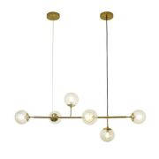 Lampa wisząca HELIOS 6 AZ4699 Azzardo nowoczesna złota