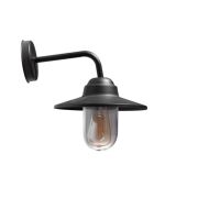 Kinkiet zewnętrzny OSVALD WALL IP44 AZ4489 AZZARDO STYL RETRO CZARNY METALOWY