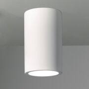 Lampa sufitowa natynkowa plafon Osca 200 Round- Astro  1252011 7011 biała okrągła tuba biały gips