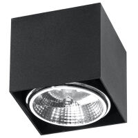 Plafon BLAKE  LAMPA TECHNICZNA NATYNKOWA  czarnA KOSTKA  NOWOCZESNA SL.0700 SOLLUX