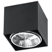 Plafon BLAKE  LAMPA TECHNICZNA NATYNKOWA  czarnA KOSTKA  NOWOCZESNA SL.0700 SOLLUX