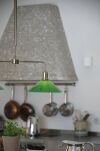 Lampa wisząca Vela 1L 2xE27 109161 Markslojd antyczny mosiądz/zielona 2xØ25cm - 4
