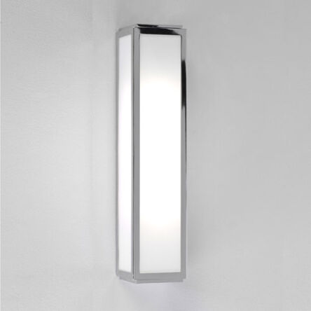 Lampa ścienna  MASHIKO CLASSIC 360  ASTRO 0845 IP44  36 cm prostokąt polerowany chrom mleczne szkło 1121006 