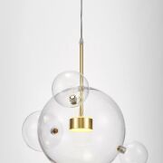 Lampa wisząca NERONI W4 LDP 6016-4 (GB) Lumina Deco molekuły LED złota