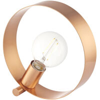 Lampa stołowa HOOP szczotkowana  miedź  ENDON LIGHTING 90455 