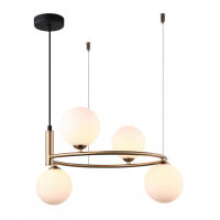Lampa wisząca AMILY MDM-3974/4 BRO Italux Nowoczesna złota
