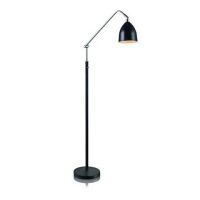 Lampa podłogowa FREDRIKSHAMN 105023 CZARNA  Markslojd skandynawski styl