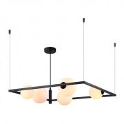Lampa wisząca Gareth MDM-3975/5 BK italux kule klosze