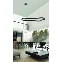 Lampa wisząca MIRABELLA 120 3000K DIMM BK czarna Azzardo AZ5093