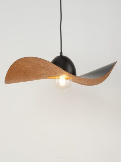 Lampa wisząca KAPELLO 32346 SIGMA kapelusz czarny miedź