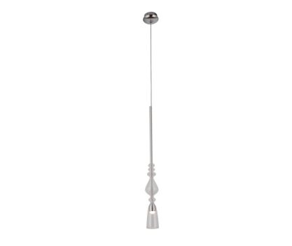 Lampa wisząca Murano  B P0246  Maxlight podłużna pojedyncza oprawa szklana transparentna nietypowy kształt