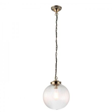 Lampa wisząca BRYDON biała kula ENDON LIGHTING 71123  