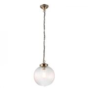 Lampa wisząca BRYDON biała kula ENDON LIGHTING 71123  
