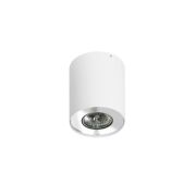 Plafon Neos 1 White/Chrom AZzardo FH31431B WH/CH  AZ0707 techniczna tuba biała/chrom
