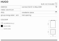 Plafon Hugo biały AZzardo GM4104 WH AZ0827 natynkowy kostka prostokąt biała techniczna - 4