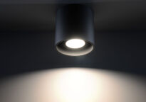 Lampa sufitowa  plafon  Downlight Orbis Czarna techniczna SL.0016 SOLLUX LIGHTING tuba - 2