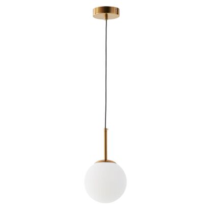 Lampa wisząca FREDICA LDP 6030-150 (MD) Lumina Deco Klasyczna kula mosiądz
